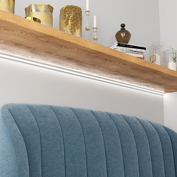 Profil LED P7-1 narożny kąt 45° 100cm | do osłonek C1/C4/C13 | srebrny