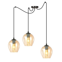 Lampa wisząca Emibig LEVEL 3 BL MIODOWY 758/3