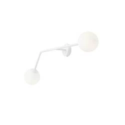 Aldex Kinkiet PURE POZIOMY 1064D, biały, 2x40W E14