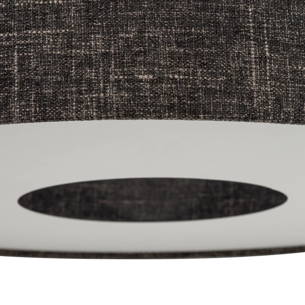 Plafon AMARELA S E27 wys.22.1cm szer.23cm | Czarny melanż 11657