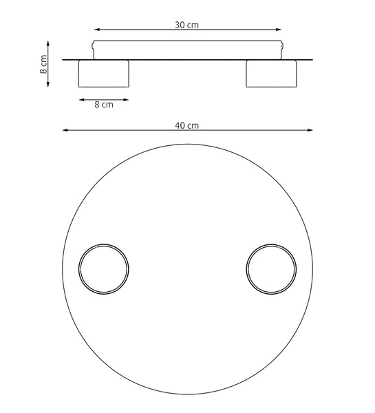 Lampa wisząca Emibig PIXO 2 BL 1443/2