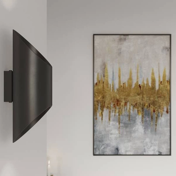 Kinkiet Sollux PENNE 30 aluminium czarny 12W LED, SL.0114