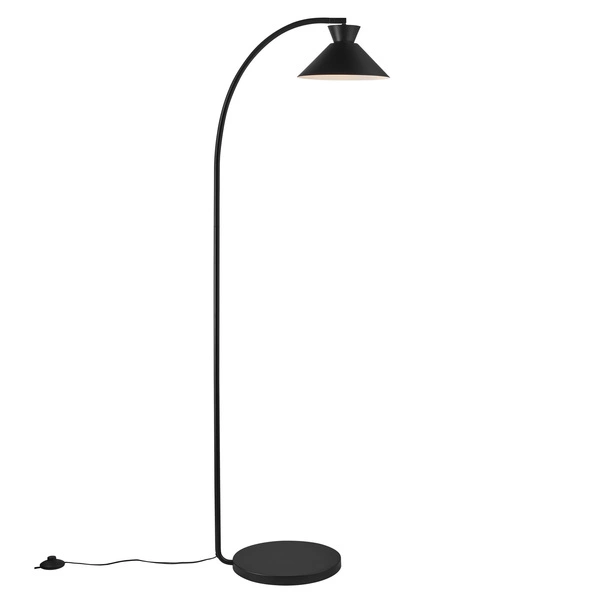 Lampa stojąca DIAL E27 40W Metal | Czarny