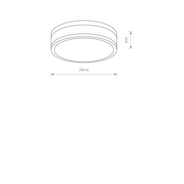 Plafon MALAKKA LED do łazienki 9501