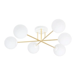Lampa sufitowa Emibig MAGNUM 6 WH OPAL 1234/6