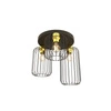 Lampa sufitowa Emibig BARN 3PREM BL GOLD 1366/3PREM