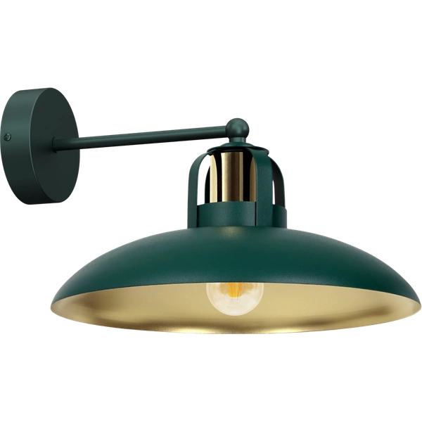 Kinkiet FELIX GREEN/GOLD 1xE27