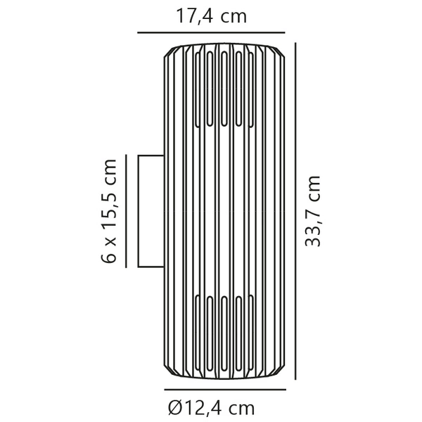 Kinkiet ALUDRA E27 15W Aluminium | Seaside czarny