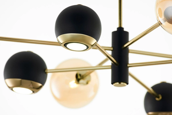 Nowoczesny Żyrandol MOKA wys. 47-69cm 4xG9 4xGU10
14W IP20 | Złoty