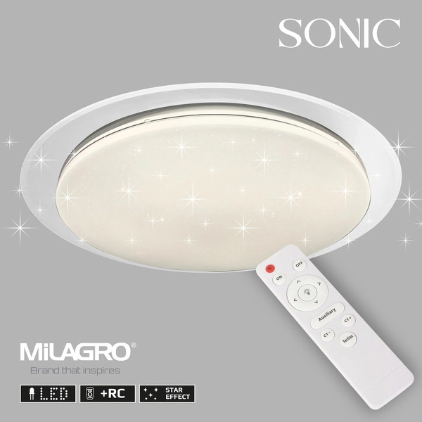 Plafon SONIC 24W LED Ø400 mm