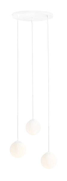 Aldex LAMPA WISZĄCA BOSSO 3 RING WHITE 1087E_R