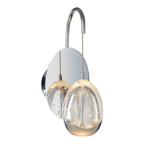 Kinkiet HUELTO dł. 11cm 5W LED ciepła biel 3000K | chrom