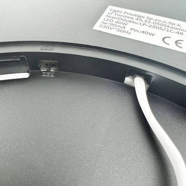 Plafon California LED CCT czarny 60 cm LP-2505/1C-60 BK