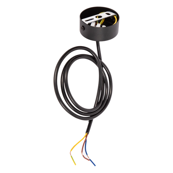 Zawiesie Zasilające Prowadnica Track Czarny 1-Obwodowy