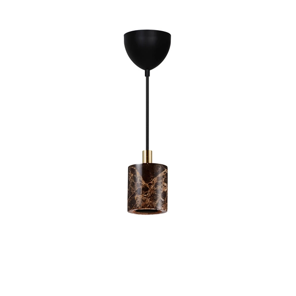 Zestaw do lampy wiszącej SIV E27 60W Marmur | Brązowy