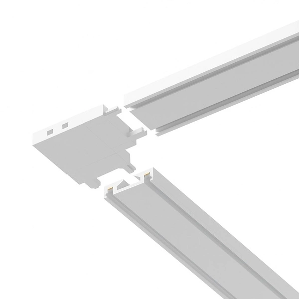 Slim Magnetic Track Biały Łącznik Szyn L