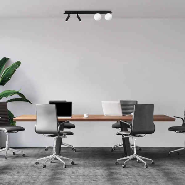 Lampa sufitowa SIRIO, MLP8406, czarny/biały, 4x25W G9