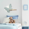 Kinkiet dziecięcy IQ Kids Butterfly z półką, 21-84880, miętowy, 5W LED, barwa neutralna 4000K