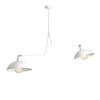 Aldex Lampa sufitowa ESPACE 2, 1036H, biała, 2x60W E27