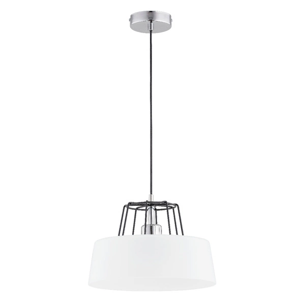 Stylowa lampa nad stół do kuchni KARKAS E27 wys. 85cm | czarny