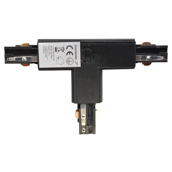 Łącznik szynoprzewodu 3-fazowego TRACK LIGHT, czarny, Typ: T DL, ML7090