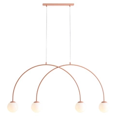 Aldex LAMPA WISZĄCA UNA 4 CORAL S 1116L11_S