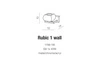Azzardo RUBIC 1 WALL 488