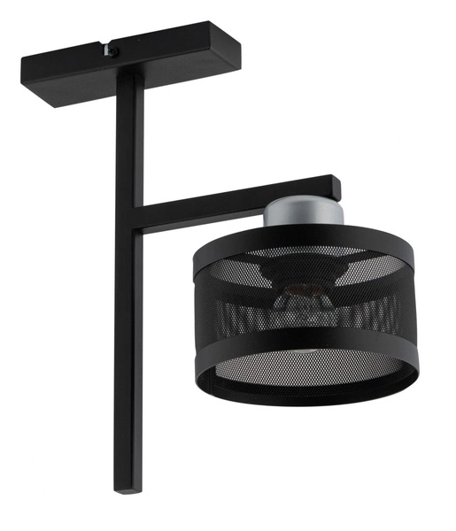 Nowoczesna lampa sufitowa OFF 1 PLAFON czarny/srebrny 32142