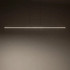 Liniowa lampa wisząca BAR LED S 10363 3000K 21 W szer. 120 cm | czarna 10363