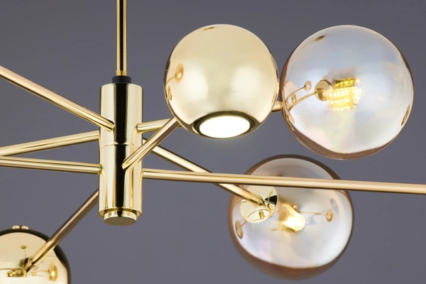 Nowoczesny Żyrandol MOKA wys. 47-69cm 4xG9 4xGU10
14W IP20 | Złoty