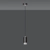 Lampa wisząca Emibig FUMIKO 1 BL/CHROME 816/1