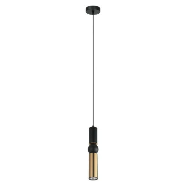 Lampa wisząca ISIDORA śr. 10cm GU10 | brąz antyczny/czarny