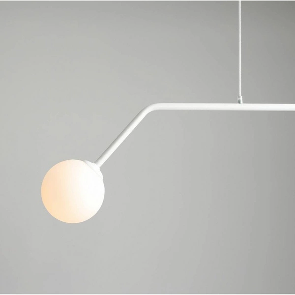 Aldex Lampa wisząca PURE 1064H, biała, 2x40W E14