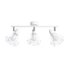 Lampa sufitowa ARTEMIS 3, biały/chrom, 3x40W E14, SL.1104