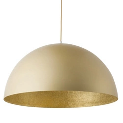 Lampa wisząca do salonu SFERA śr. 90cm E27 60W | złota