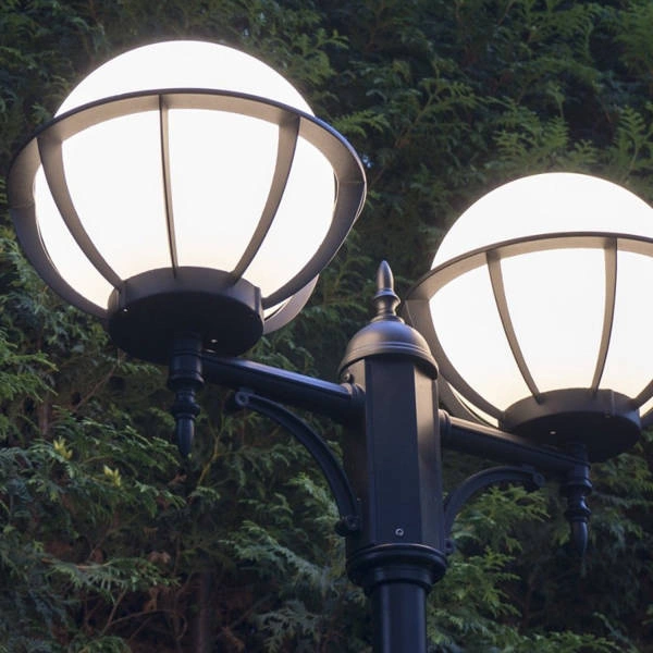 Lampa masztowa KULE Z KOSZYKIEM 250 OGMWN 3 KPO 250 latarnia | czarna