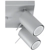 Plafon RING 4 punktowy Stal kolor szary 40W, SL.0452