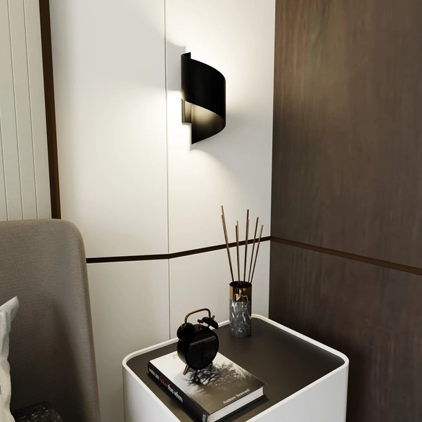 Kinkiet Emibig SPINER Czarny 920/2