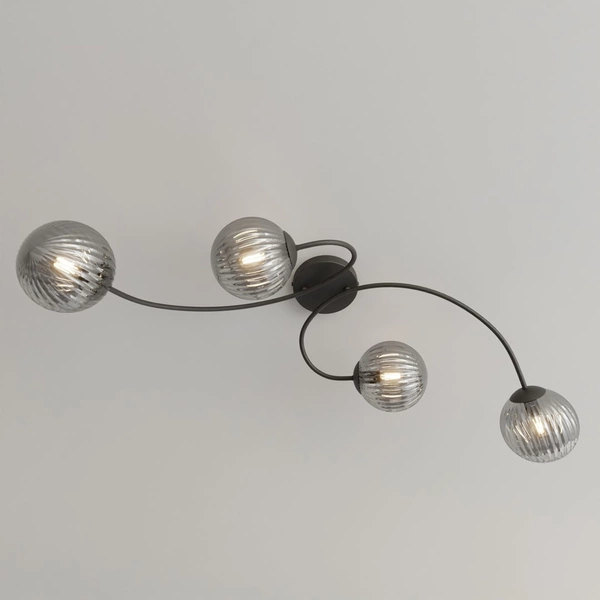 Lampa sufitowa Emibig VIBRA 4 BL GRAFIT 1399/4