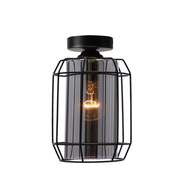 Lampa sufitowa JONERA, 31-08404, czarny/dymiony, 1x40W E27