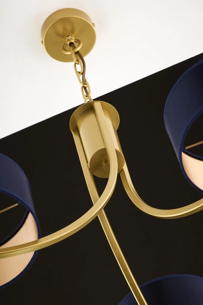 Klasyczny Żyrandol ARTHUR wys. 71cm 3xE27 15W IP20 | złoty połysk