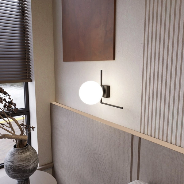 Lampa sufitowa Emibig IMAGO 1G Czarny/OPAL 1130/1G