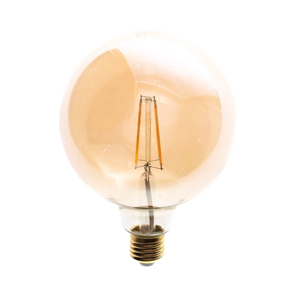 Żarówka Filamentowa LED, E27, G125, 6W, barwa ciepła 2700K, 700lm, Amber