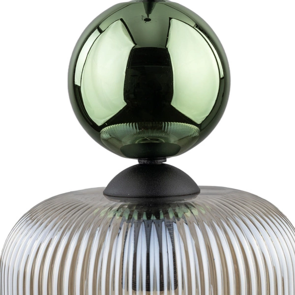 SOPHIA GREEN COGNAC LAMPA WISZĄCA 1XE14