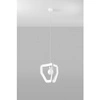 Nowoczesna lampa wisząca TRES SL.0929 biała 1xE27
