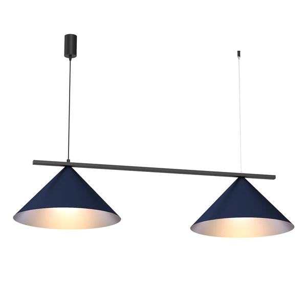 Lampa wisząca CAPITAL BLACK/NAVY BLUE 2XGX53