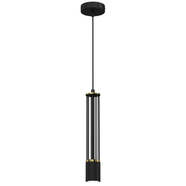 Lampa wisząca ESTILO, MLP8409. czarny/złoty, 1x40W GU10