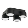 Nowoczesna lampa sufitowa SPACE BLACK 3401 4xGX53 3401