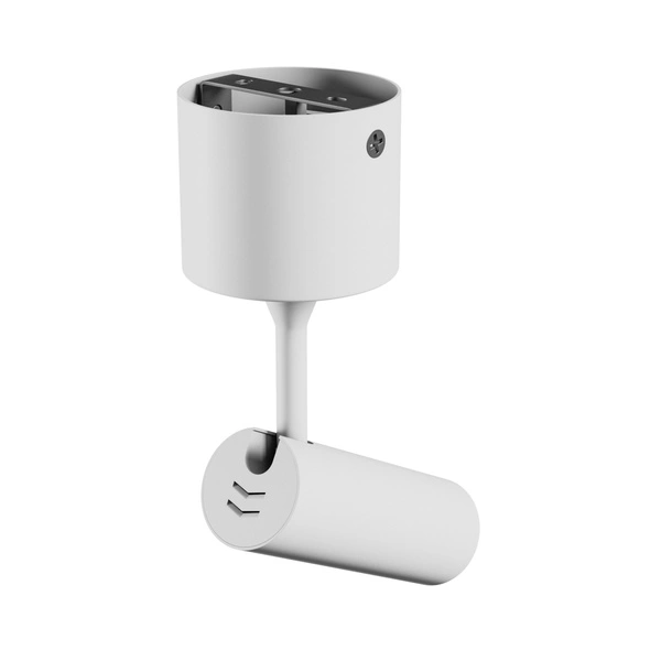 SPOT S OPRAWA NATYNKOWA 6W CCT 230V 30st IP20 śr.35x122x184mm BIAŁY 5 LAT GW. SPECTRUM