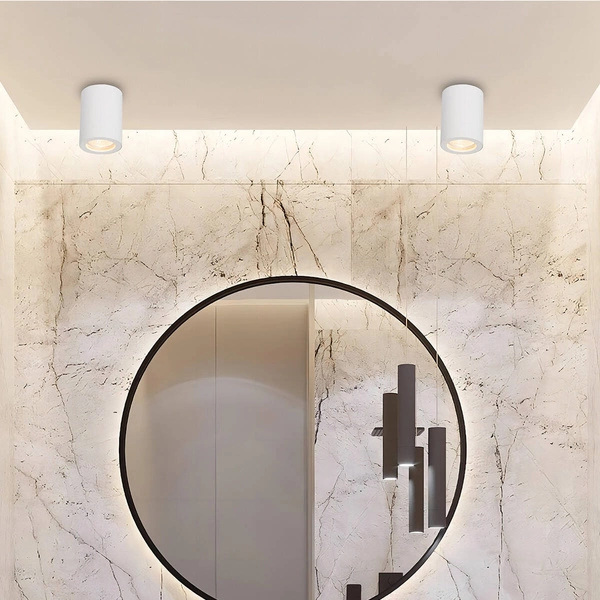 Oprawa natynkowa FARO, biała, 1x50W GU10, IP65